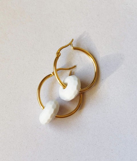 Orecchini "Polo +" dorati